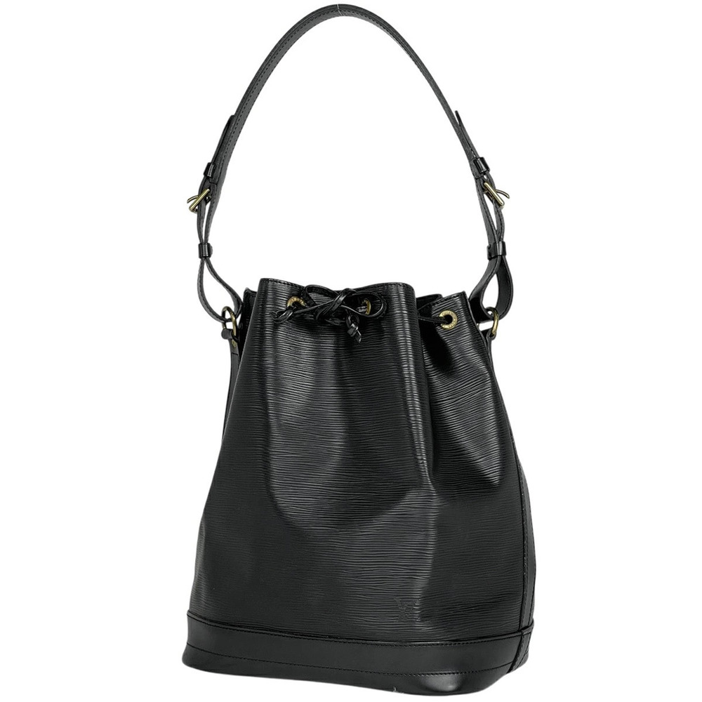 Louis Vuitton Noe Shoulder Bag Drawstring Epi Leather Noir Black